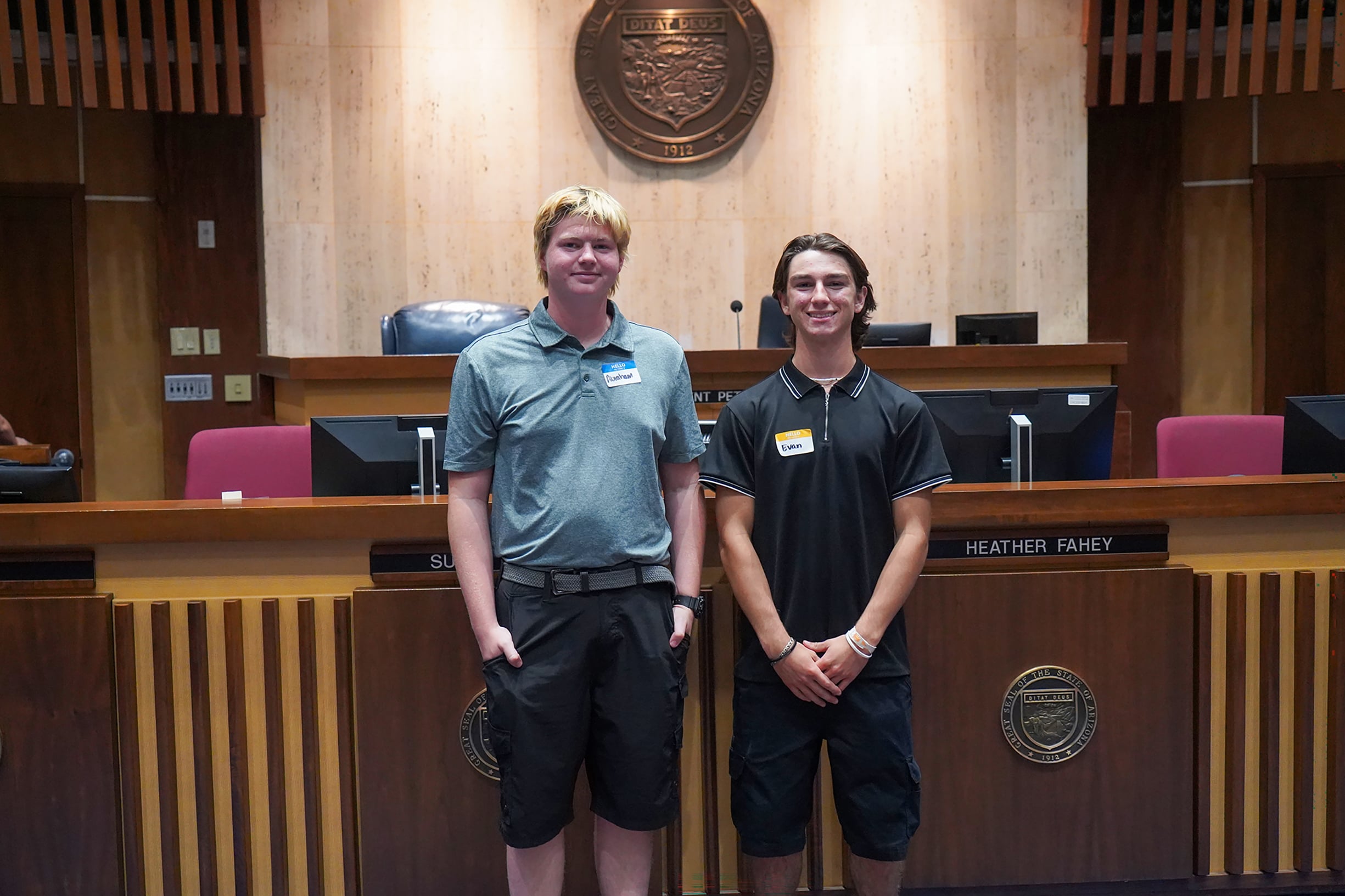 Evan Mynk and Abraham Vissers